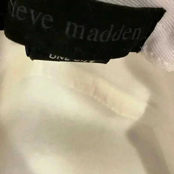 Steve Madden White Bucket Hat - Picture 3 of 7